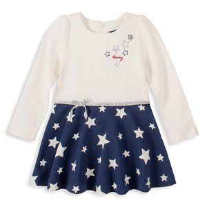 Tommy Hilfiger Toddlers 3T Star Long-Sleeve Dress
